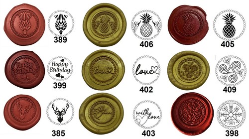 Wax stamp sealing - , design