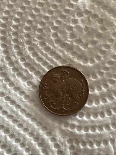 Isle man 1980 coin manx - man,