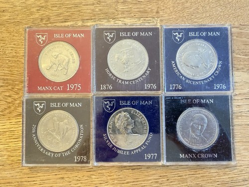 Isle man manx crowns - of,