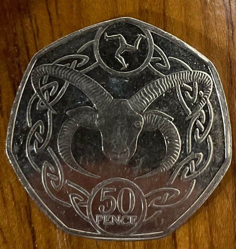 2021 isle man 50p loaghtan - of,