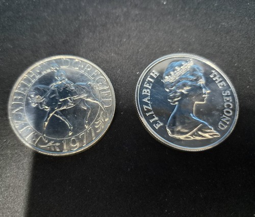 Silver proof crown - crown, pair
