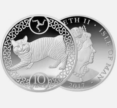 Isle man coin - of,