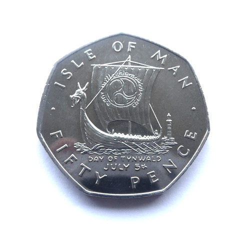 Unc 1979 isle man viking - man,