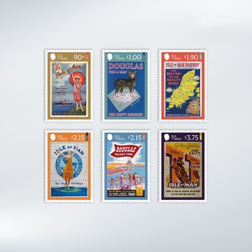 Isle man stamps - of,