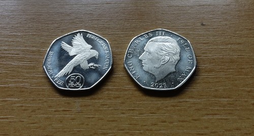 2023 unc 50p isle man - unc,