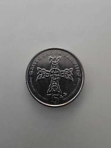 2000 manx pence - 5p, very