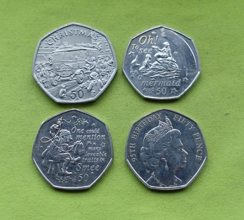 50p isle man - manx, coins