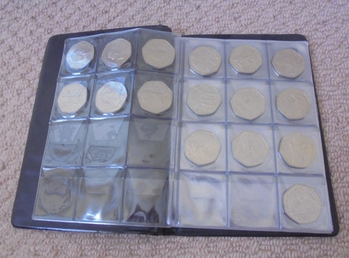 Schulz coin album containing - coin,