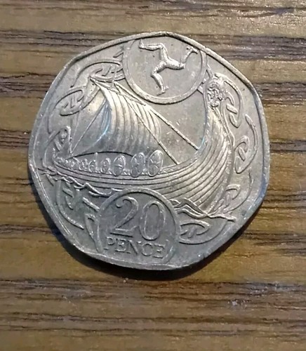 Rare 20p coin - rare, isle